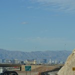 Vegas! Vi bor i det höga tornet man skymtar till höger